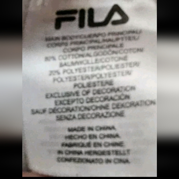 Fila Womens 3/4 Zip Purple White Gray Pullover Size Small Long Sleeve - Picture 8 of 8